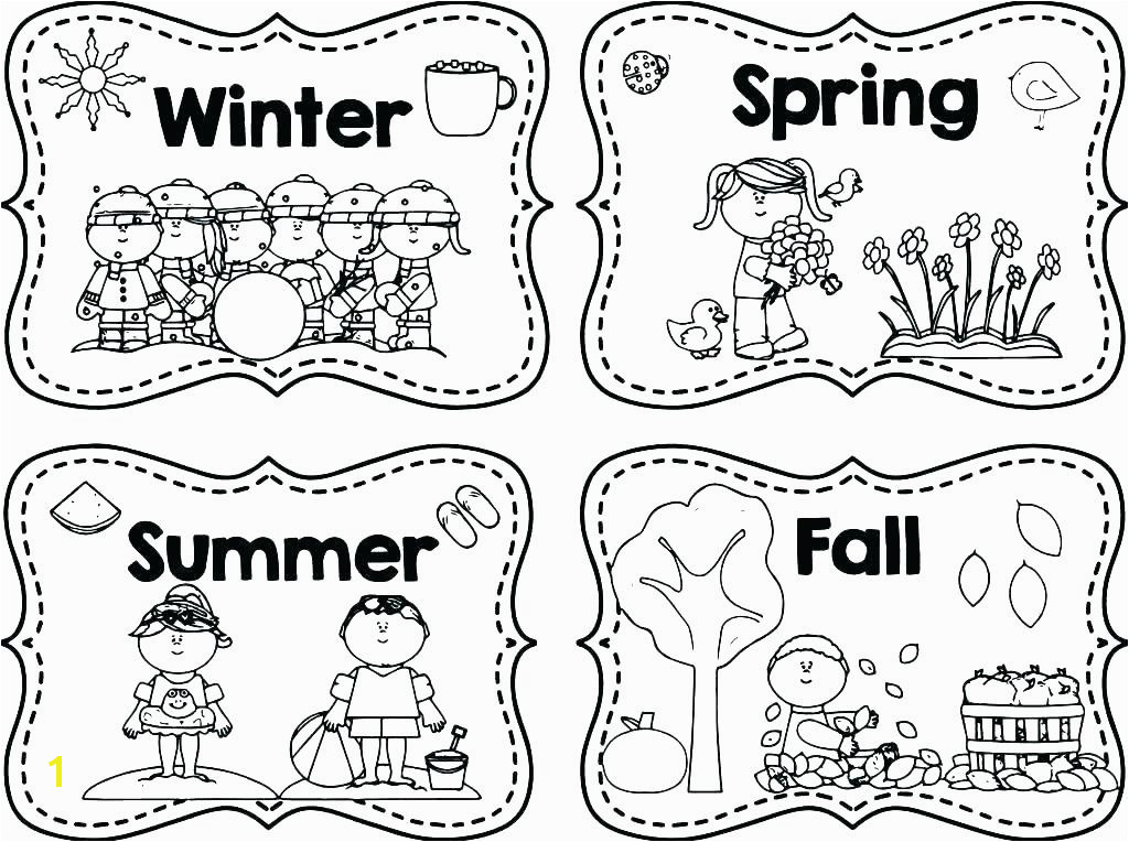 Full Size of 4 Seasons Coloring Pages Winter Weather Colouring The Four Autumn Season Fall Out