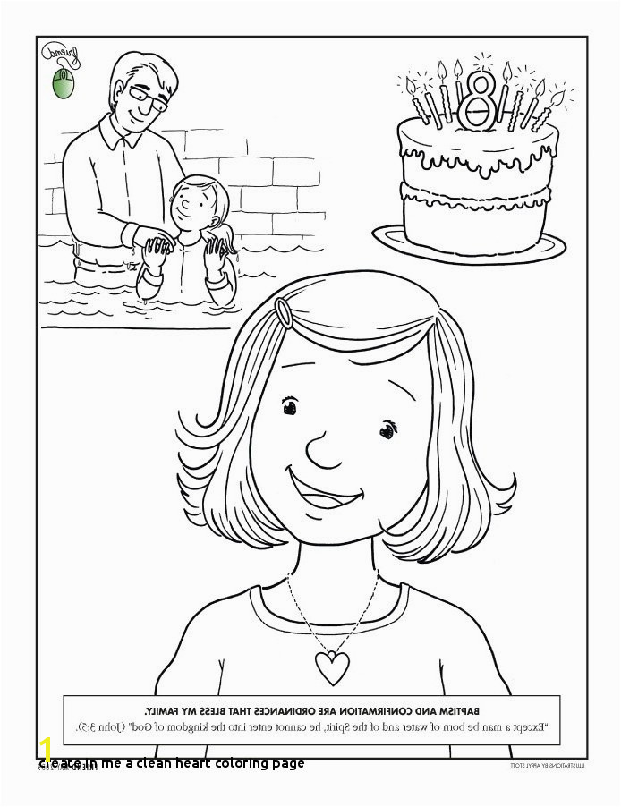 Create In Me A Clean Heart Coloring Page Awesome Coloring Pages