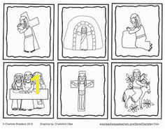 Free Holy Week Sequencing Cards from Charlotte s Clips and Kindergarten Kids Free Christian Clip Art