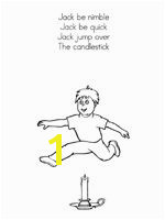 Jack Be Nimble Printable Booklet