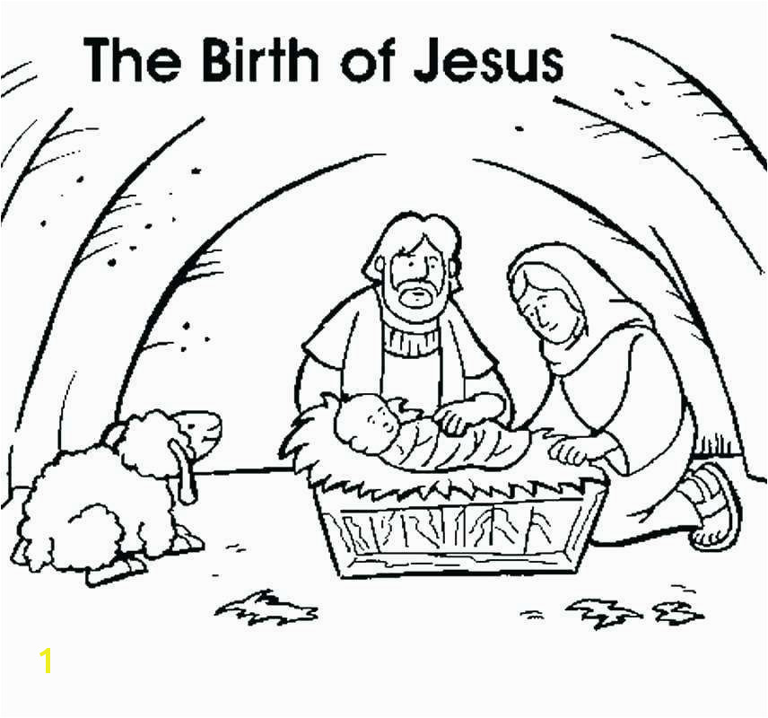 Jesus Born Printable Coloring Pages 14 Best Jesus Birth Coloring Pages