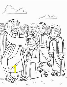 Jesus Heals A Leper Coloring Page 42 Best Jesus Heals the Ten Lepers Images