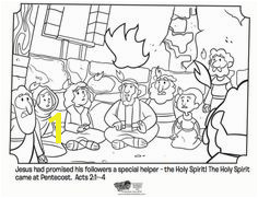 Kids coloring page from What s in the Bible showing the Holy Spirit ing upon the