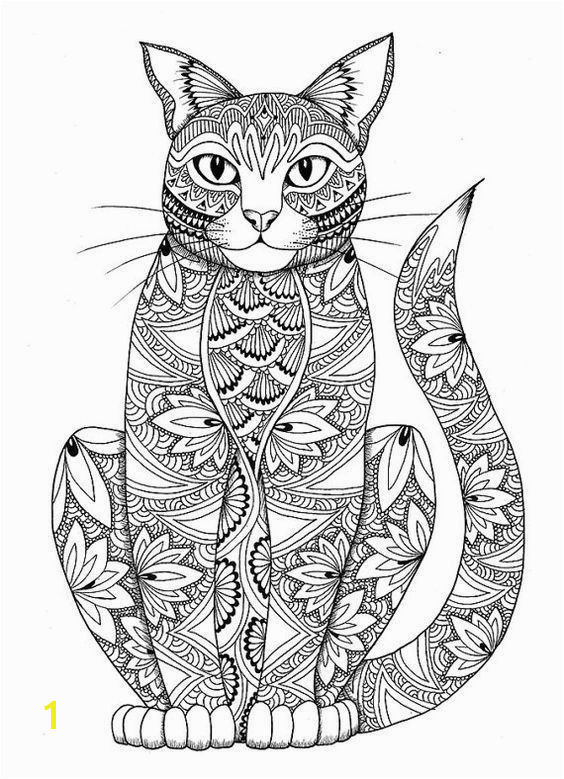 Adult Coloring Pages Cats 3 1 More and like OMG some yourself some pawtastic adorable cat shirts cat socks and other cat apparel by tapping the pin