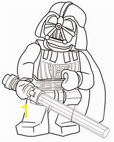 Lego Star Wars Darth Vader coloring page from Lego Star Wars category Select from