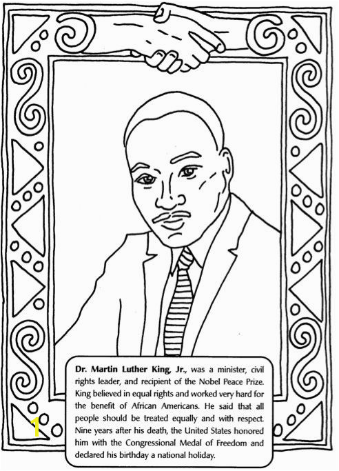 Martin Luther King Jr Coloring Pages Activities Martin Luther King Jr Coloring Sheet January Pinterest