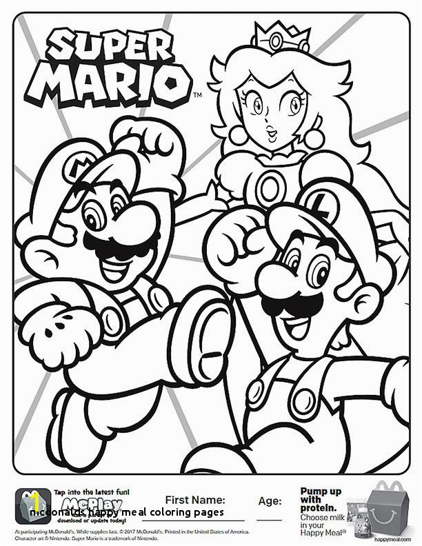 Happy Meal Coloring Sheets – Page 6 – Kids Time