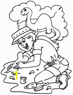 Coloring Page of a paleontologist Dinosaur Coloring Pages Alphabet Coloring Pages Coloring Sheets