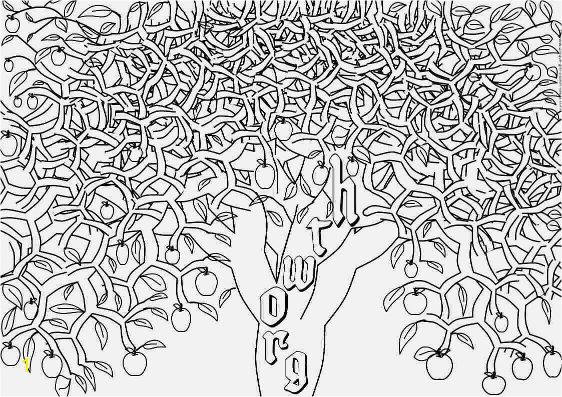 Apple Tree Coloring Page Coloring & Activity Tree Coloring Page Adults Tree Coloring Pages for Adults