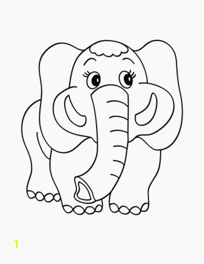 Printable Elephant Coloring Pages Printable Elephant Coloring Pages Inspirational Good Coloring