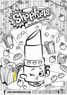 Shopkins Colour Color Page Lippy Lips ShopkinsWorld Shopkins Coloring Pages Free Printable Shopkin Coloring Pages