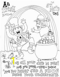 Cute St Patrick s Day Coloring Pages