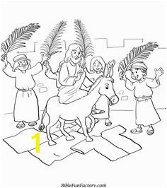 Free Palm Sunday Coloring Sheets Bible Lessons Games and Activities