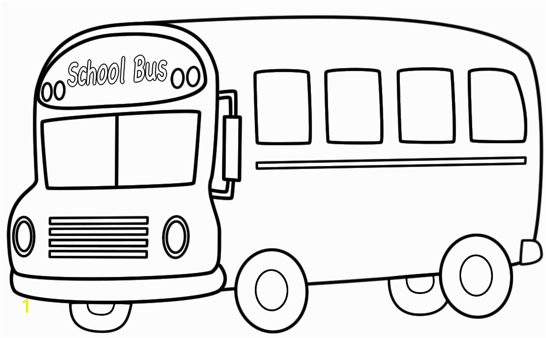 Wheels On the Bus Coloring Page | divyajanan