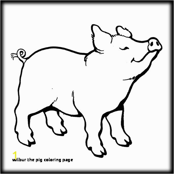 20 Wilbur the Pig Coloring Page