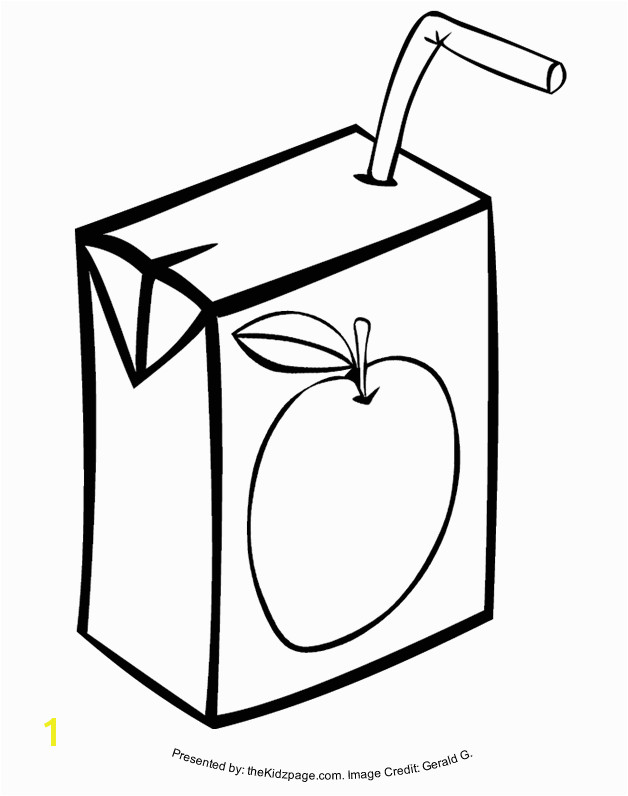 Zipper Coloring Page Juice Box Free Coloring Pages for Kids Printable Colouring