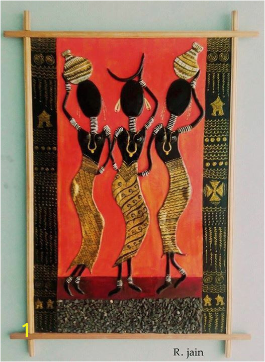 African Mural Painting Tribal