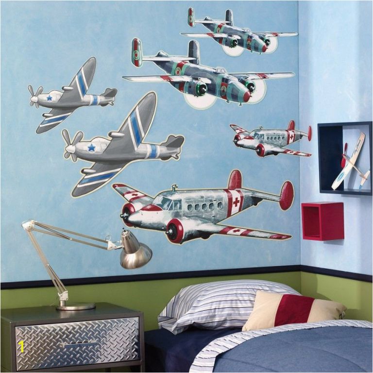 Airplane Wallpaper Murals Wallies Airplanes Wallpaper Mural