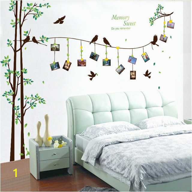 205 290cm 81 114in large photo tree Wall Stickers home decor living room bedroom 3d wall art decals diy family murals