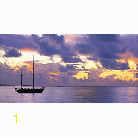 Biggies Wall Mural 60" x 120" Sunset Sail