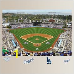 Los Angeles Dodgers Stadium Mural Fathead Los Angeles Dodgers Stadium Dodger Stadium Baseball Party