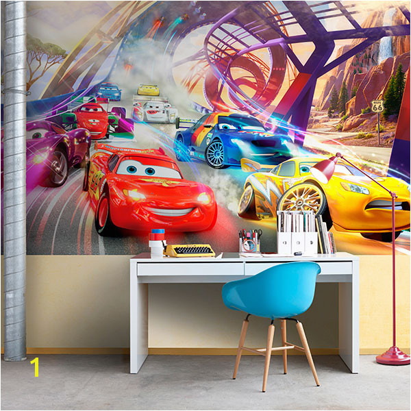 Wall Murals Cars race Disney