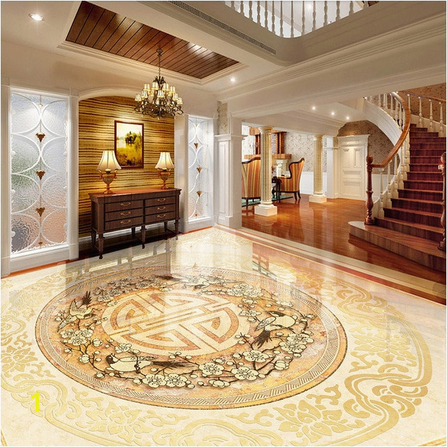 Custom Floor Tile Murals Custom 3d Floor Tiles Mural Wallpaper European Style Marble Luxury