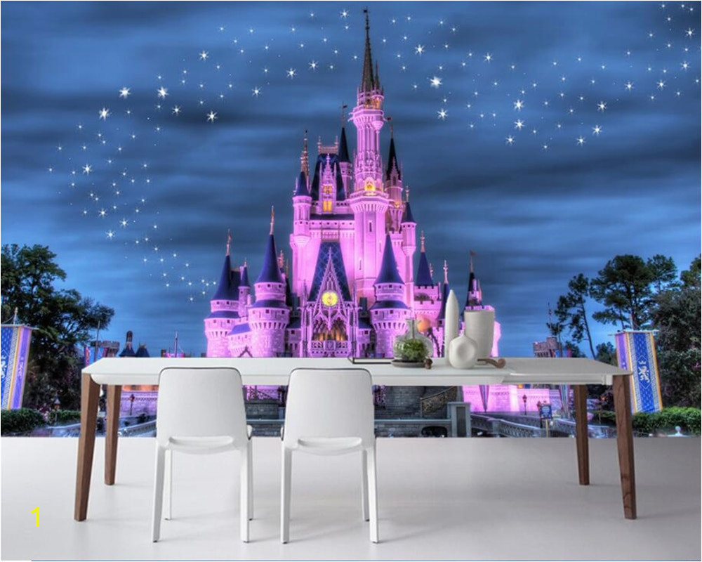 Beibehang Custom Wallpaper Home Decor 3D Mural Fantasy Star Castle Kids Living Room TV couch background walls mural 3d wallpaper in Wallpapers from Home