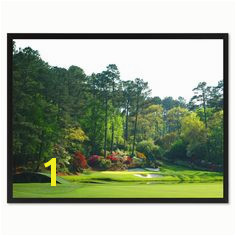 Augusta Golf Course Canvas Print Frames Home Décor Wall Art Gifts