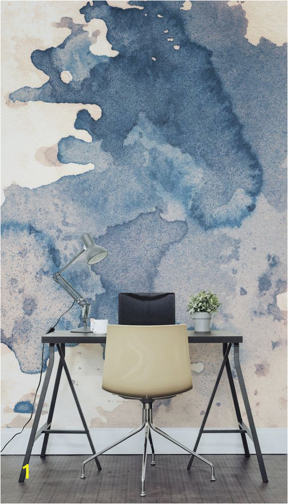 How to Make A Wall Mural at Home Fabulous Creative Backdrop Shown In This Ink Spill Watercolour Wall