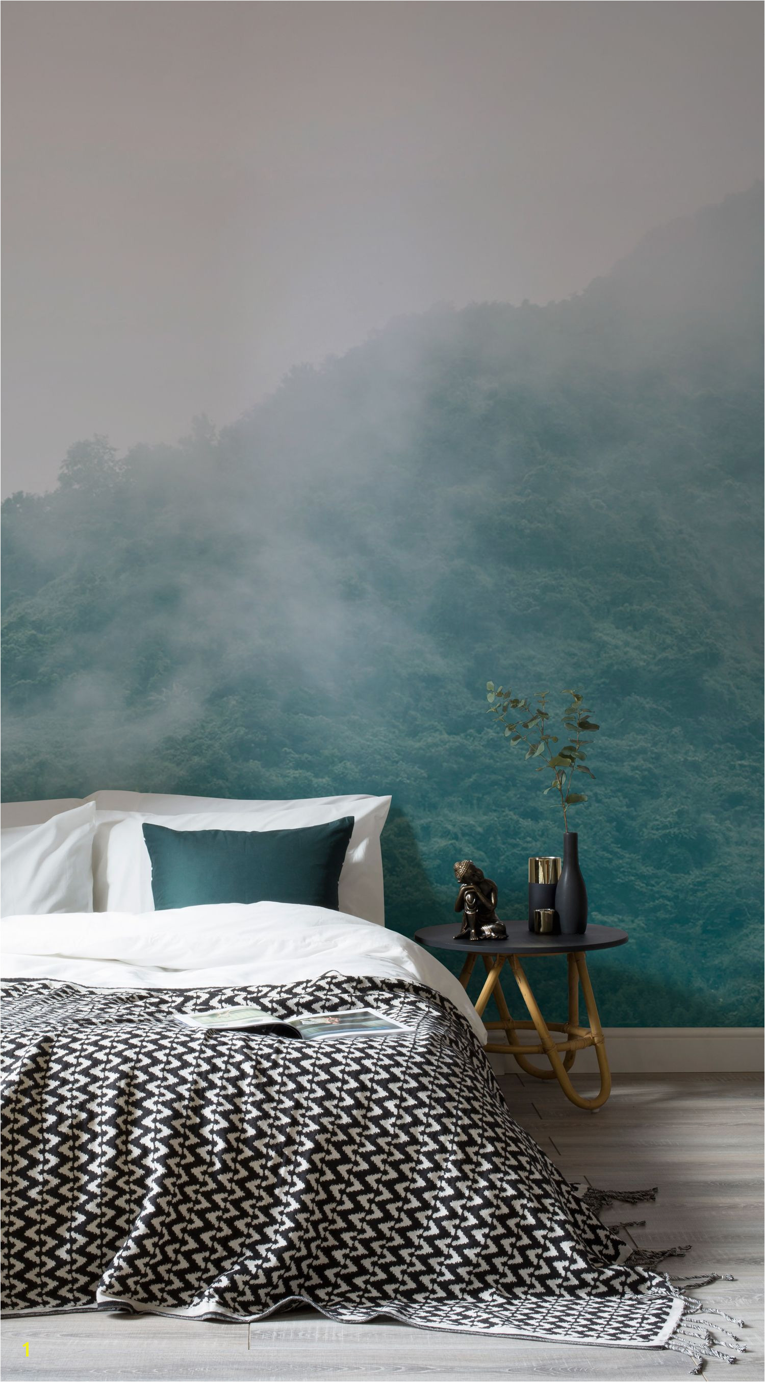 Take a look at these calming wall murals that will help create a stress free zone in your home Interior