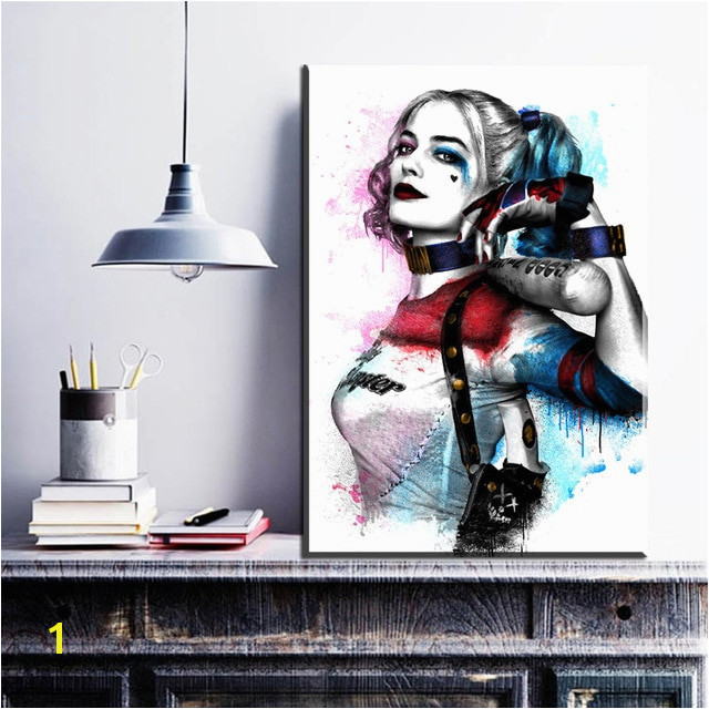 ZZ1095 Wall Modern Movie Batman Joker Harley Quinn Canvas Painting Art Print Poster Picture Wall Paintings Home Decoration