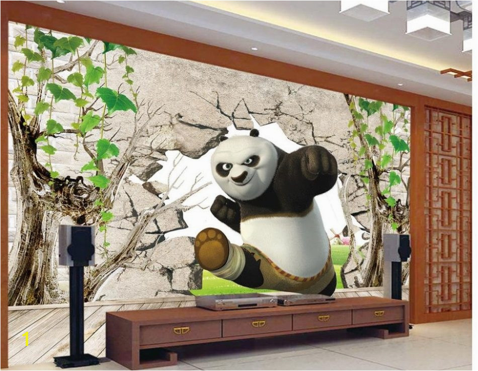 Modern Polka Dot Wallpaper for Walls Awesome á— home Decoration 3d Kung Fu Panda