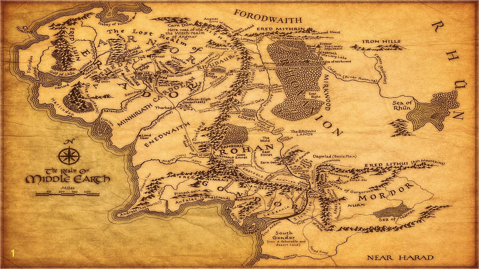 Middle Earth Map Hd Wallpapers PX Wallpaper