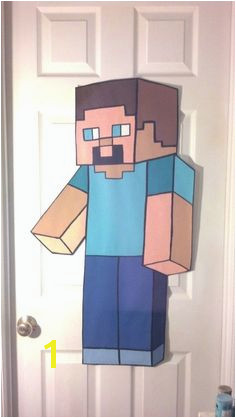 Items similar to Handpainted HUGE MINECRAFT STEVE Original Style Hand Painted Painting Wallpaper Sticker Decal Decor Wall Art Mural on Etsy