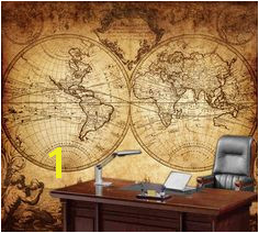 World map wall mural Vintage old map of the world by StyleAwall $384 00 Vintage Maps