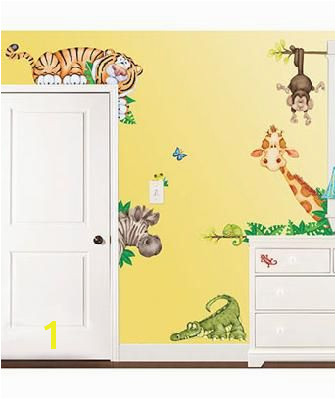 Safari Wall Murals for Nursery Jungle Room Fx Jumbo Wall Appliqués Yardseller Pinterest