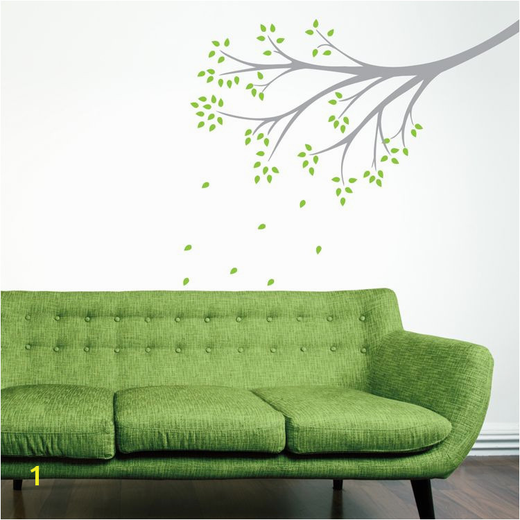 Delicate Whimsical Branch Wall Decals Stickers Graphics