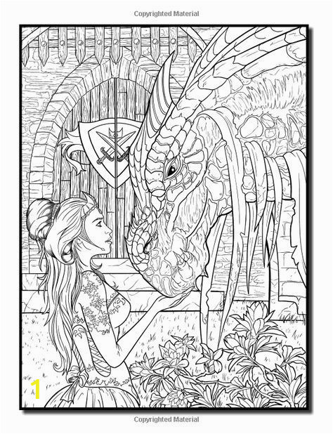 Adult Coloring Pages Dragons Amazon Dragons An Adult Coloring Book with Fun