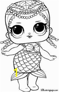 Baby Cat Lol Doll Coloring Page Merbaby Surprise Doll Coloring Sheet