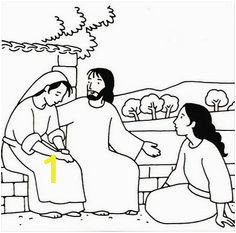 Bible Coloring Pages Mary and Martha 14 Best Mary and Martha Images