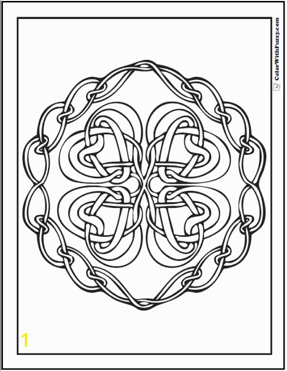 Celtic Knotwork Coloring Pages 90 Celtic Coloring Pages â¨ Irish Scottish Gaelic