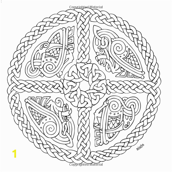 Celtic Knotwork Coloring Pages Icolor "celtic" Coloring Mandala S
