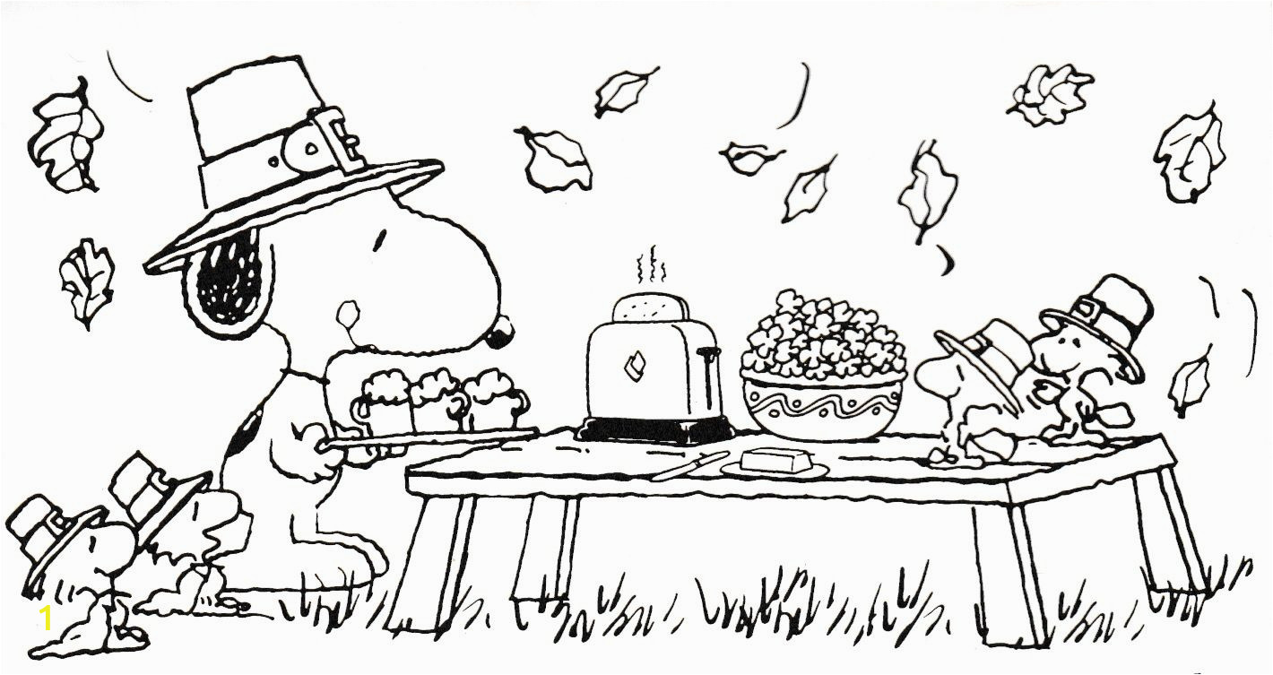 Charlie Brown Thanksgiving Coloring Pages Snoopy Thanksgiving Coloring Sheet