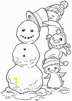 Christmas Penguin Coloring Pages Christmas Penguin Digital Stamp
