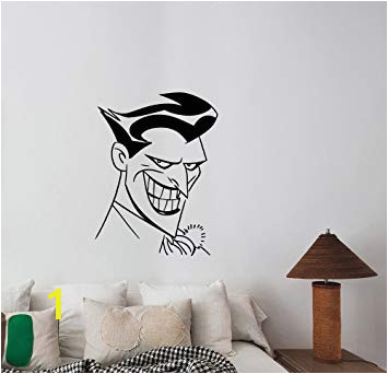 Dc Comics Wall Mural Amazon Joker Wall Sticker Vinyl Decal Dc Ics Art