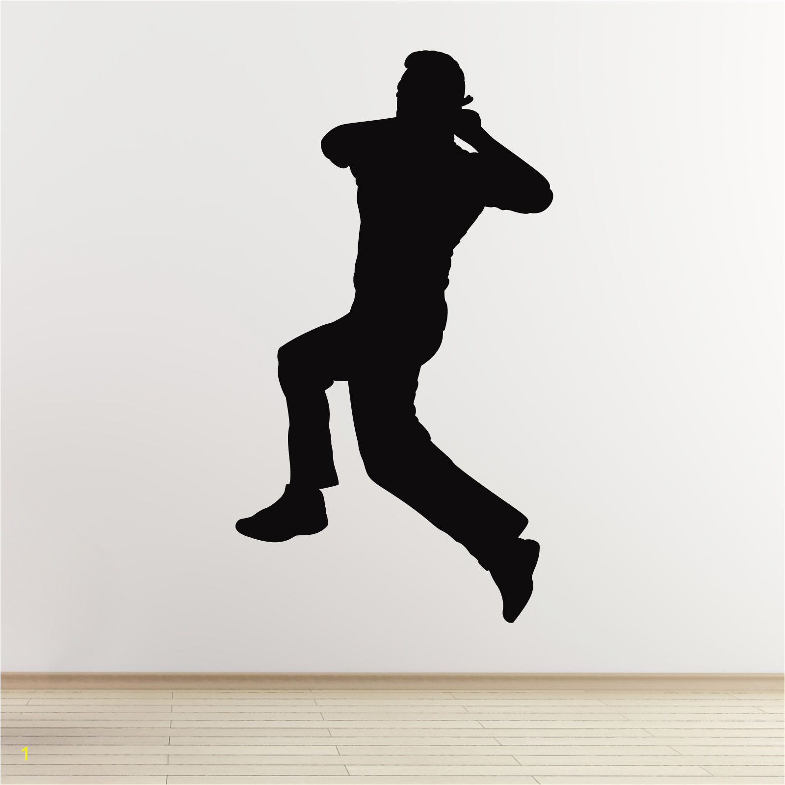 Extreme Sports Wall Mural Cricket Wall Sticker Spin Bowler Cricketer Wall Sticker