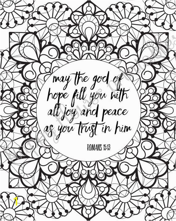 Free Bible Verse Coloring Pages Pdf 12 Bible Verse Coloring Pages Instant by