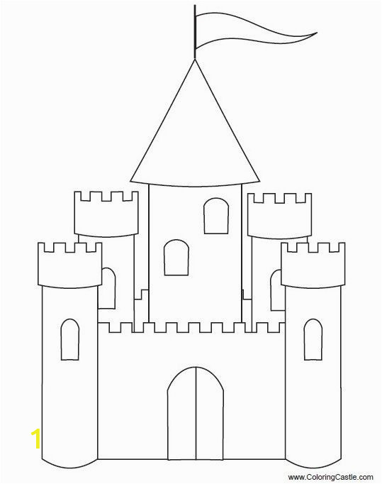 Front Door Coloring Page Cardboard Castle Template Google Search