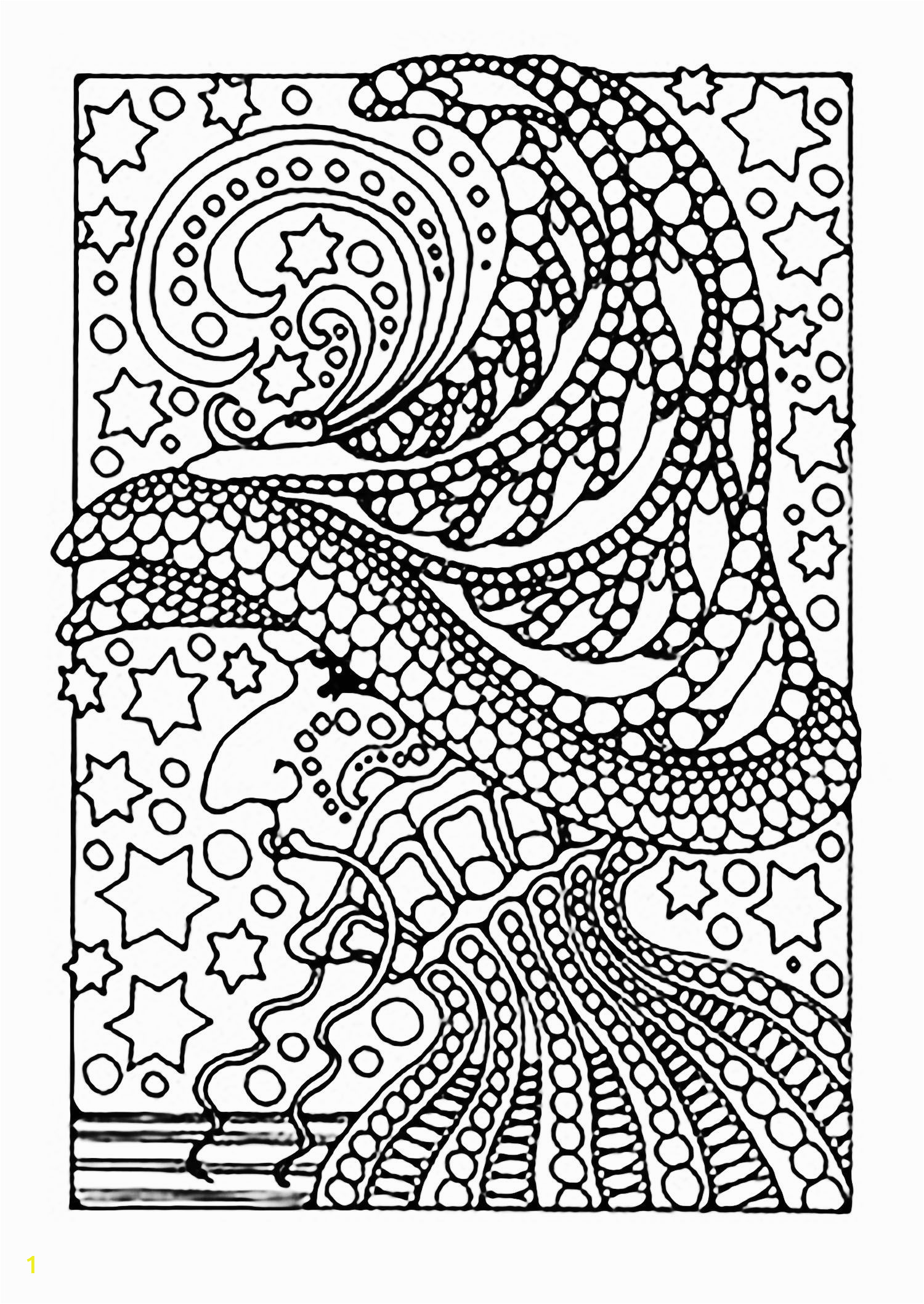 Halloween Coloring Math Pages A Scary Witch Color All these Stars From the Gallery
